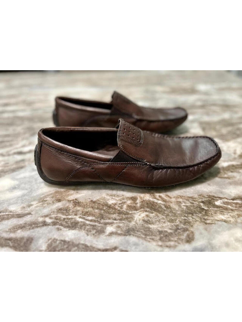 👞 Sacha Too Dark Brown Leather Driving Mocs 10.5  VGUC